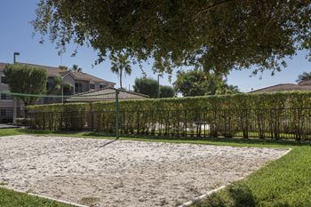 Sand volleyball court 